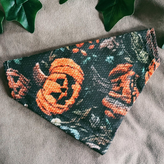 Embroidery effect Pumpkins - Pet Bandana