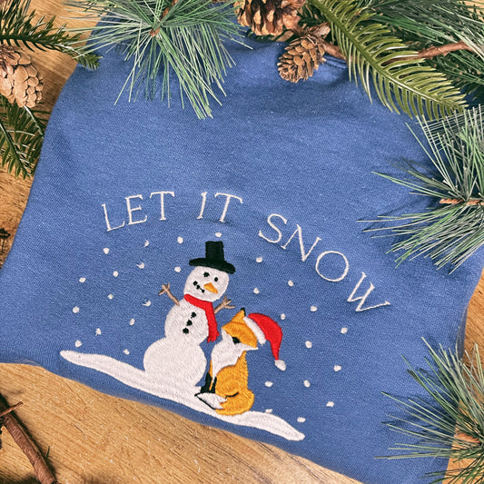 Let it Snow - Fox & Snowman - Sweatshirt/Hoodie