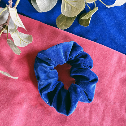 Blue Velvet - Scrunchie