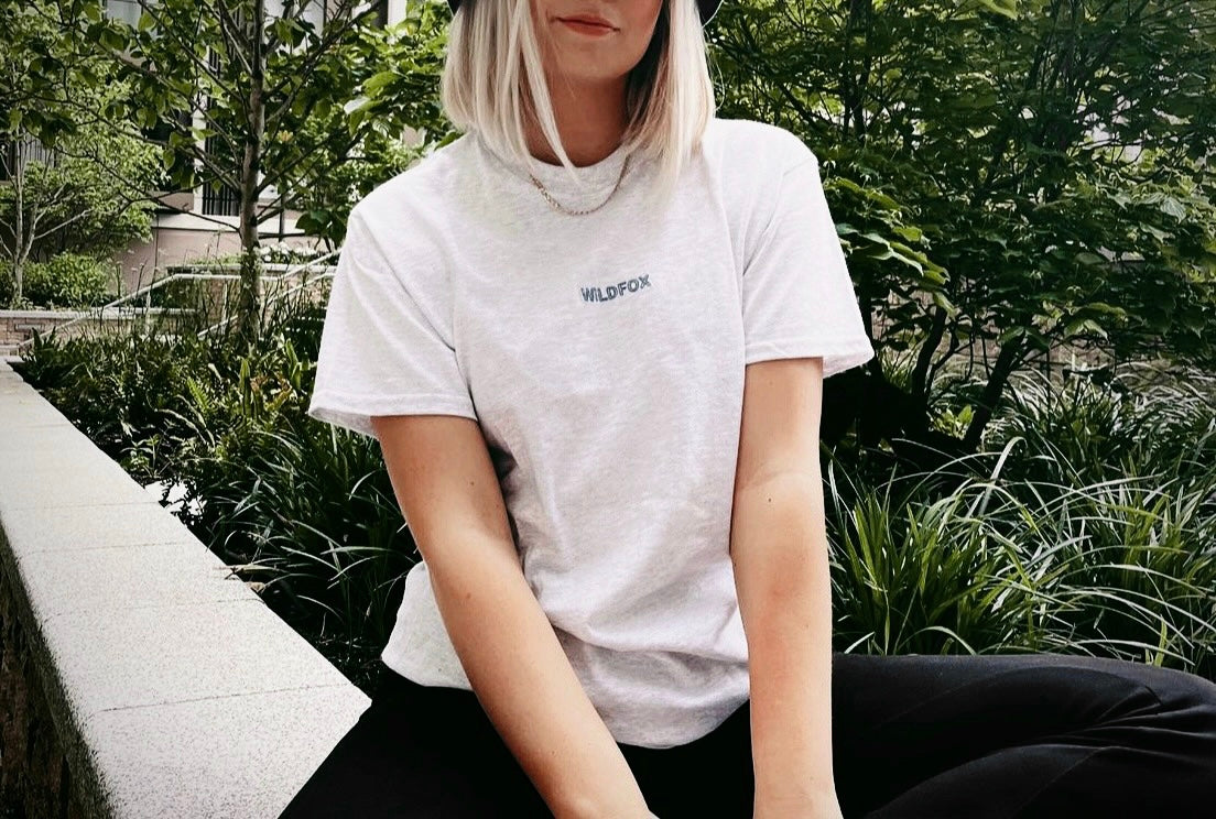 WILDFOX brand - Embroidered Tee