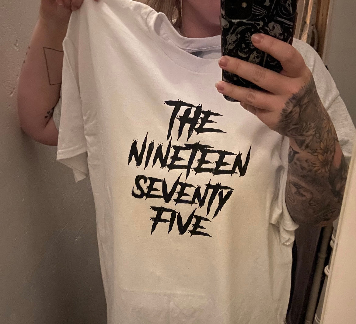 The Nineteen Seventy Five - Crew neck tee - black - white - band tshirt