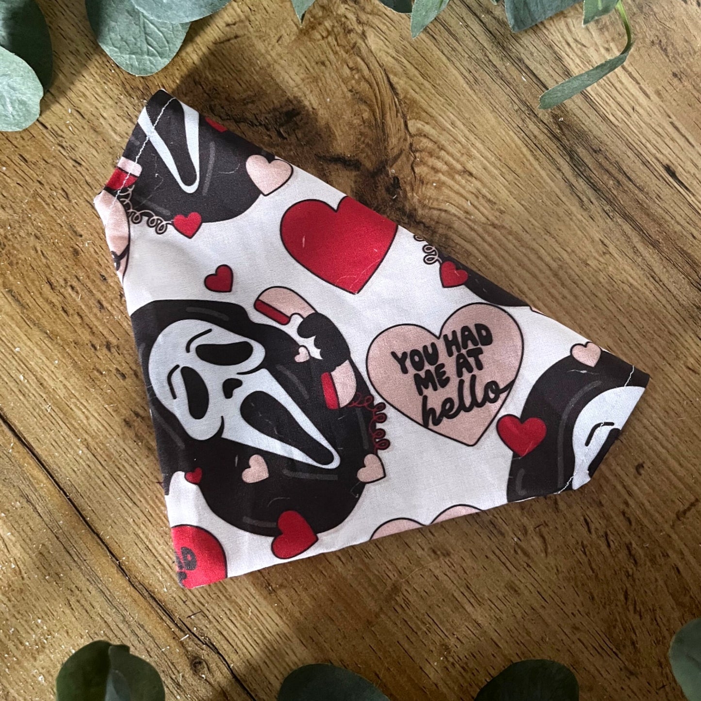 Valentines Ghostface - Pet Bandanas